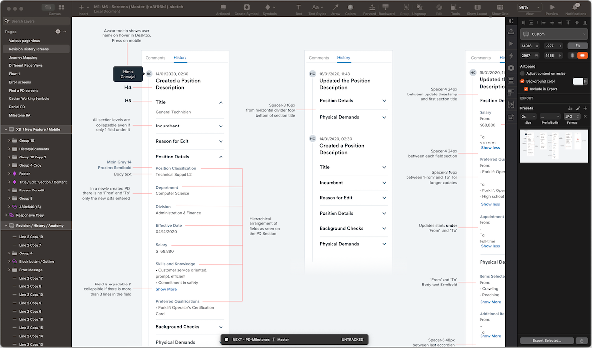 art boards in design tool